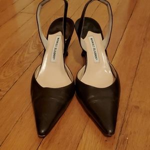 Manolo Blahnik slingbacks